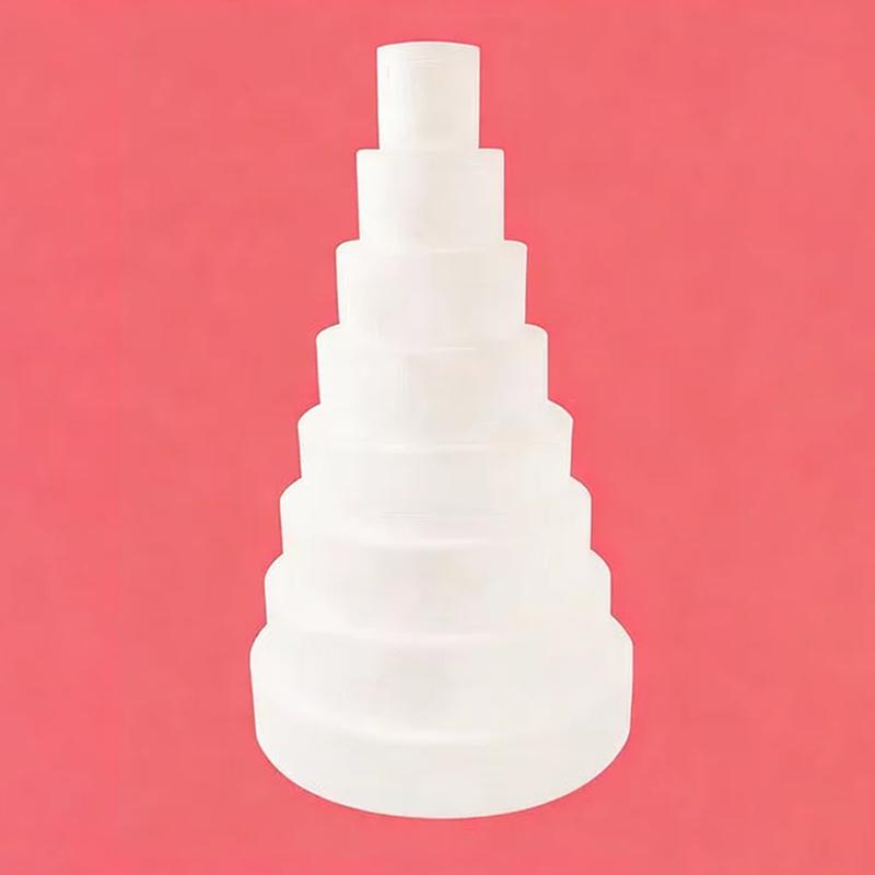 4/6/8/10 Inch Cake Foam Mould Ps Foam Flower Decor Cake Dummy Practice Sugarcraft Model Lightweight Diy Decorations