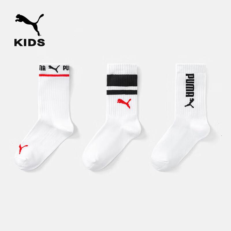 Puma Kids  Athletic Crew Socks 3-Pack 36