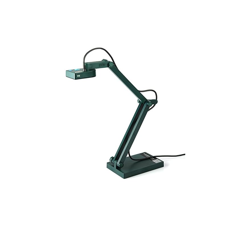 IPEVO Document Camera V4K, 72° Field of View, 8MP, 4K (UHD), USB Connection, Omnidirectional Microphone, Basic Model