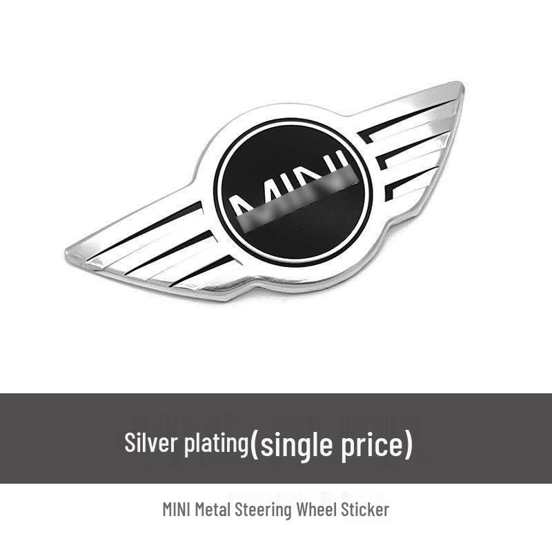 Adesivo Emblema Metallico per Volante BMW MINI per Modifica Interni