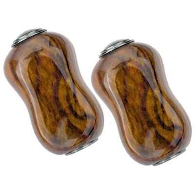 VISPREA Wooden Knobs Power Reel Handle Compatible with Shimano and Daiwa Fishing Ball Bearing Replacement Handles for Baitcasting and Spinning