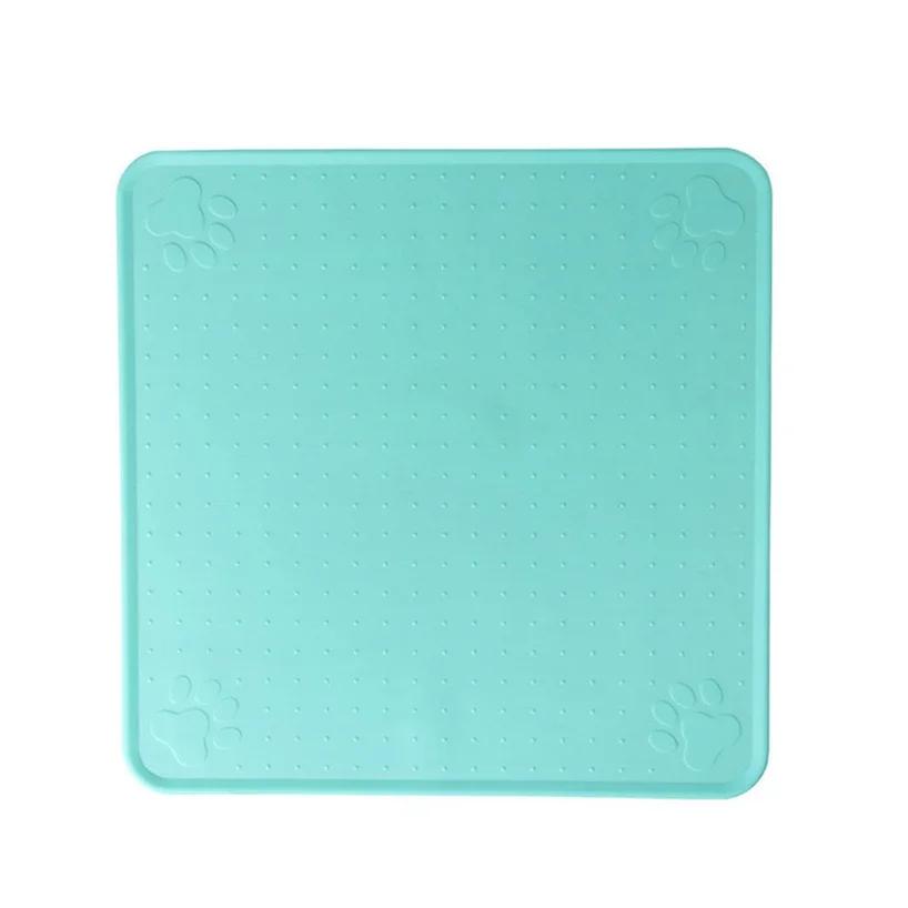 48*27 cm Haustier Hund Welpen Katze Fütterung Matte Pad Nette Wolke Form Silikon Schüssel Schüssel Lebensmittel Feed Platzierung Hund Zubehör