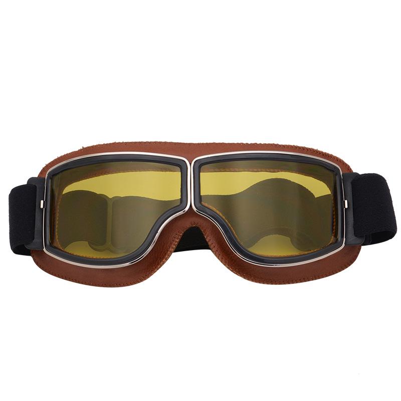 Retro Motorcycle Riding Goggles - Windproof & Dustproof for Off-road & Electric Vehicles