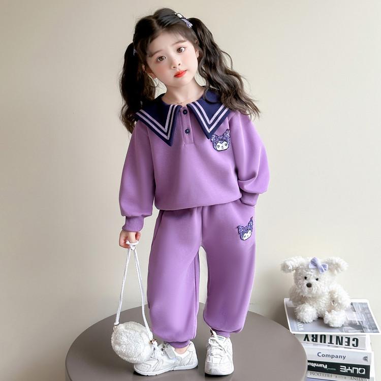 Meng Tang Tang Korean Style Hoodie & Skirt Spring Set for Girls - 2026 New Fashion Two-Piece Outfit 90 cm