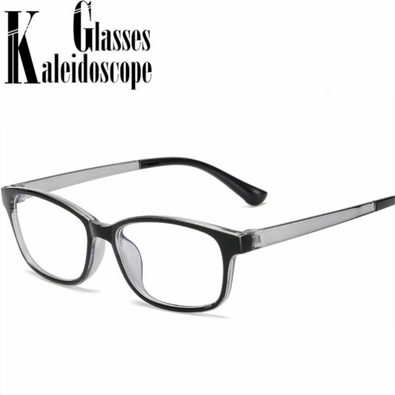 -1.0-1.5-2.0-2.5-3.0-3.5-4.0-5.0 To-6.0  Finished Myopia Glasses Men Women Square Prescription Short Sight Eyeglasses Students