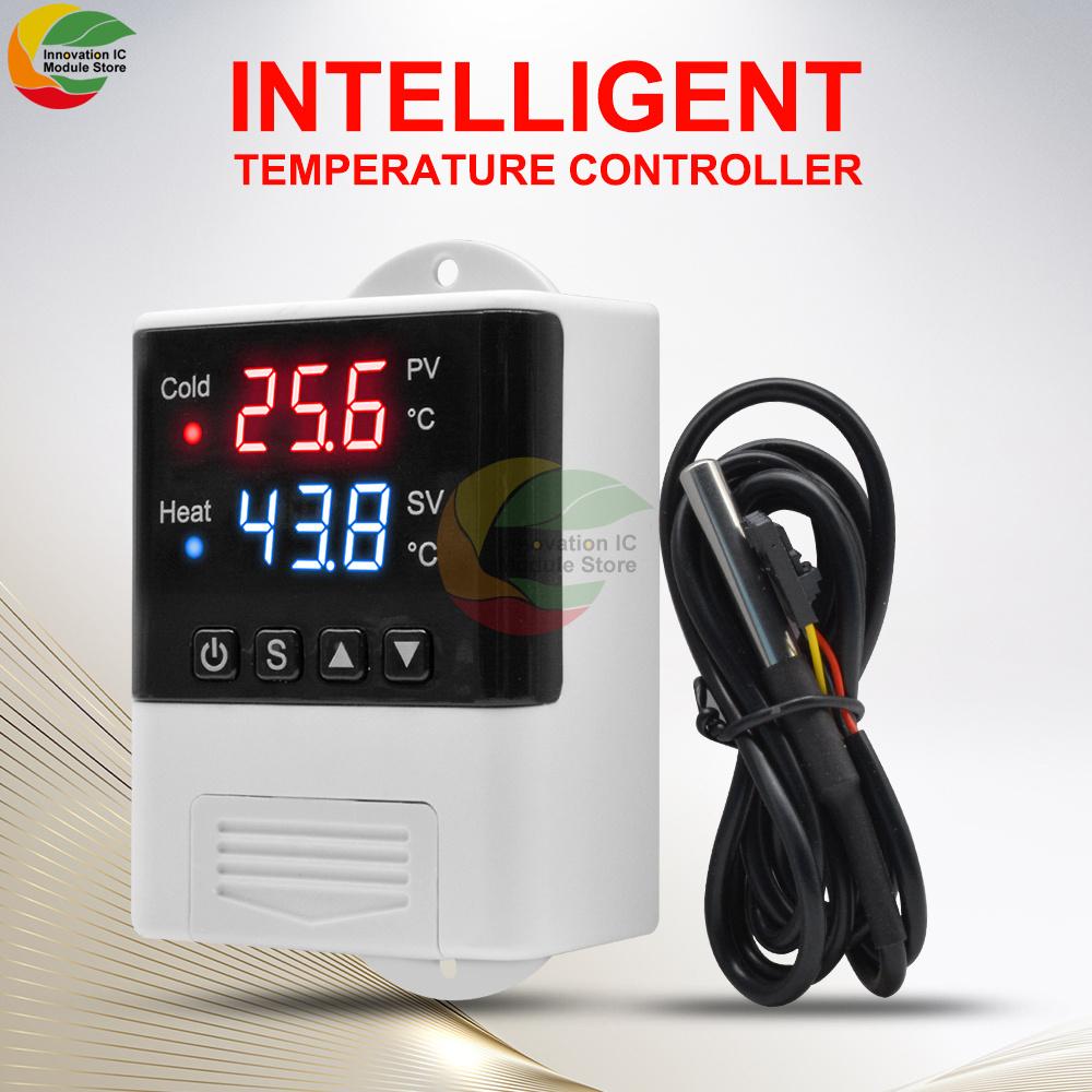 DTC2201 Wireless WiFi Thermostat Thermostat DS18B20 Sensor Digital Display Smart Home APP Temperature and Humidity Controller