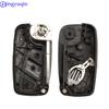 Jingyuqin Fernbedienung Klappbare Autoabdeckung Schlüsselhülle Gehäuse Für Fiat Punto Ducato Stilo Panda Idea Doblo Bravo Keyless Fob 3B