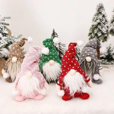 Christmas Gnome Plush Santa Doll Xmas Decoration Ornaments Fashion Accessories Party Home Decoration Accessories Supplies Items