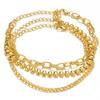 Retro Thick Chain Bracelet Set - Retro Bracelets - Women's Hand Chain Set