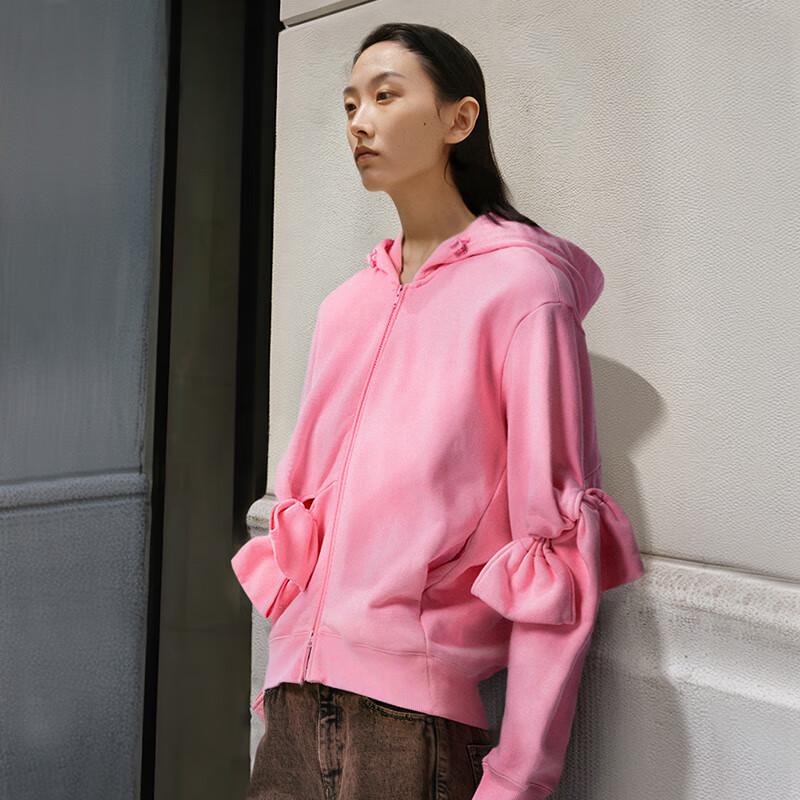 JNBY 2023 Fall Hooded Zipper Sweatshirt