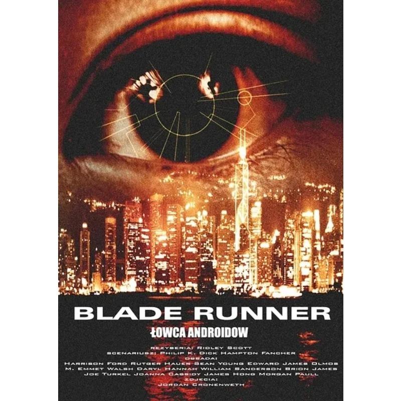 Filme Retrô Blade Runner(1982) Pôster de Filme Clássico de Ficção Científica Pintura em Tela Arte de Parede Fotos Vintage Decoração de Casa Clube Cinema Presente