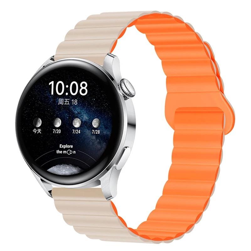 Silicone Strap For Samsung Galaxy watch 6 4 Classic 5 pro 3 Magnetic Loop bracelet HUAWEI GT 2 2e Pro 3 4 20mm 22mm Watch band