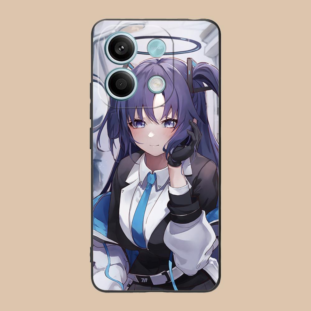 Blue Archive Yuuka Matte TPU Mobile Phone Case for Xiaomi 15 14 13 12 Mi 11 T Ultra Lite Pro S X 5G Colorful Printing Cover