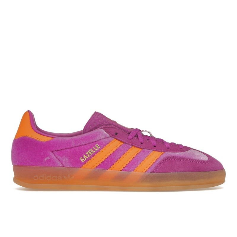 

Adidas Originals Gazelle Indoor Purple Burst EQT Orange Women s Velvet Sneakers IH0277 38