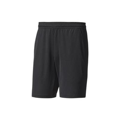 Solid Color Elastic Waist Casual Shorts Men Bottoms Black BR2565