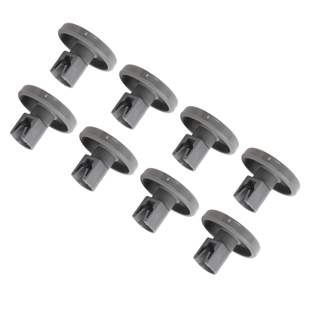 8PCS Dishwasher Rack Wheel ABS High Strength Dishwasher Lower Dish Rack Wheel Replacement