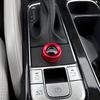 For Kia Telluride 2020-2026 Car Tuning Aluminum Alloy Central Drive Model Switch Knob Ring Cover Trim Interior Accessories