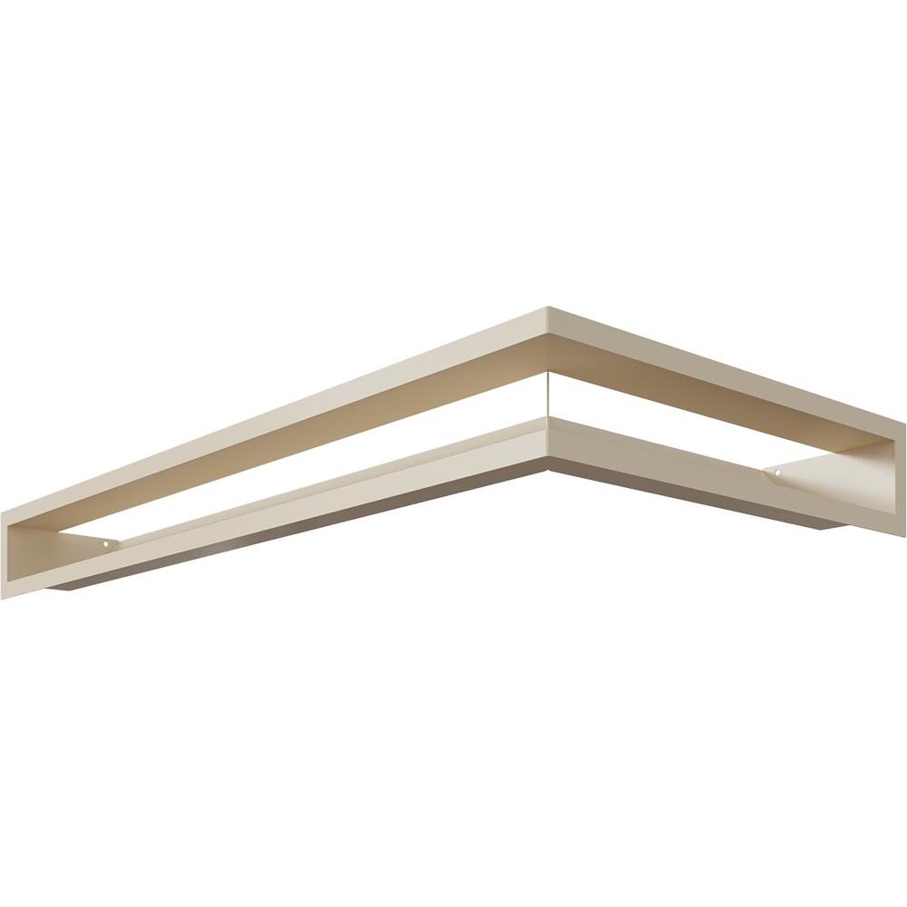 Vent Cover LUFT corner left 80x40x9 cream