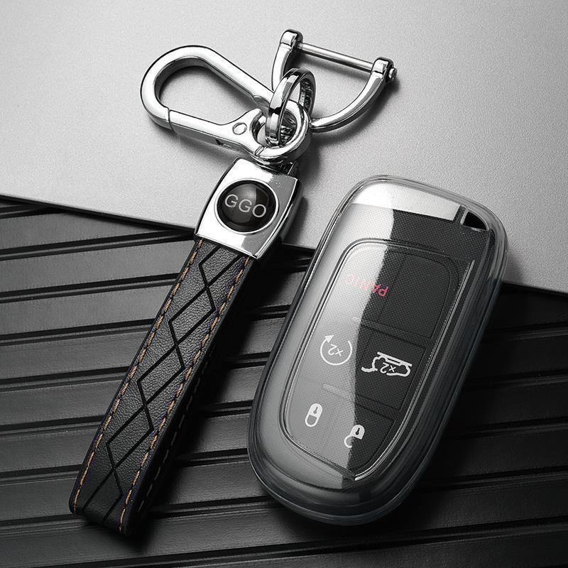 Guscio Copri Chiave Compatibile con Jeep Compass, Grand Commander, Cherokee, Renegade