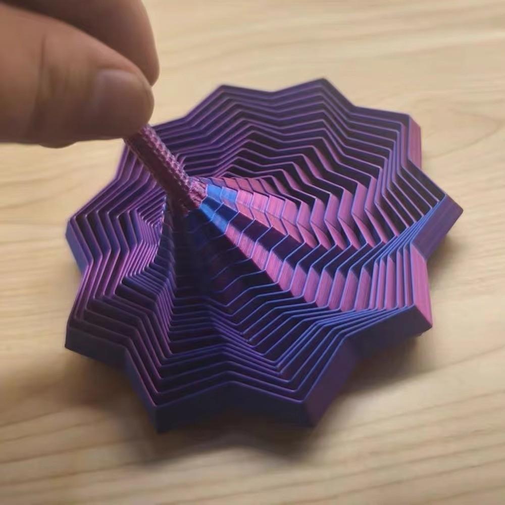 Geometric Design Fractal Fidget Star Model Expanded Expanded Sensory Model  Office/School
