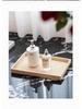 Travertine Wabi-Sabi Tray: Aromatherapy Storage, Luxury Bathroom Ornament, Living Room Decoration.