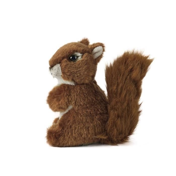 Peluche Ecureuil Living Nature - Marron et blanc - Mixte - Plush - A partir de 3 ans