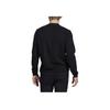 adidas Solid Color Crew Neck Long Sleeve Sweatshirt Men Tops Black HN4551