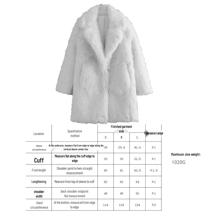 Women's Winter Lambswool Thick Cardigan Coat - New Fur Series