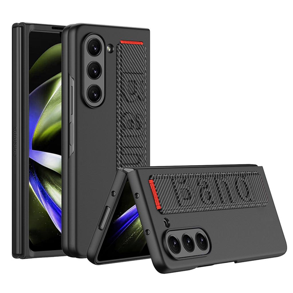 Applicable To Samsung Z Fold1 Mobile Phone Case Elastic Wristband Case Film Integrated Ultra-thin Fold1 All-inclusive Anti-drop Protective Case