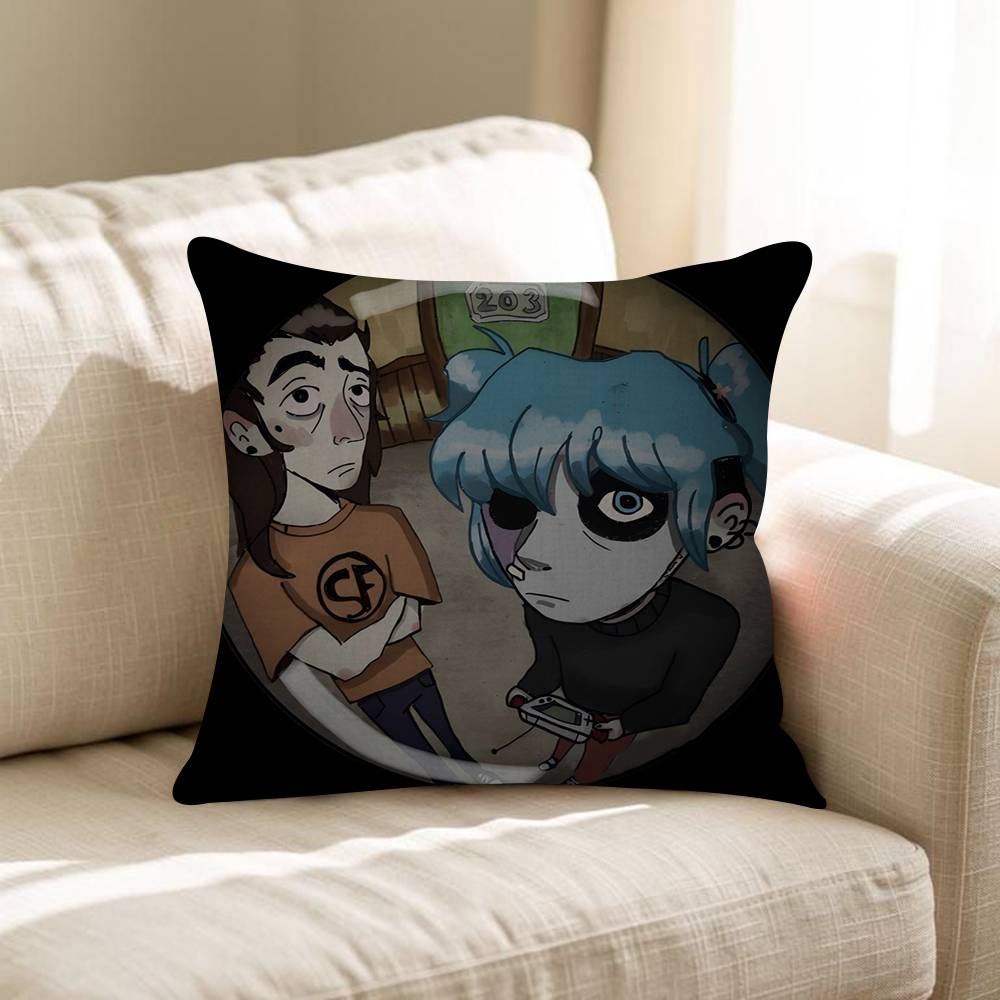 Game SSally Face Horror Cushion Cover Pillow Cover Decor Pillowcase Printed Cushion Case For Couch