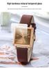 Sanda Women's Retro Fashion Square Watch - Waterproof, Quartz, Simple & Stylish