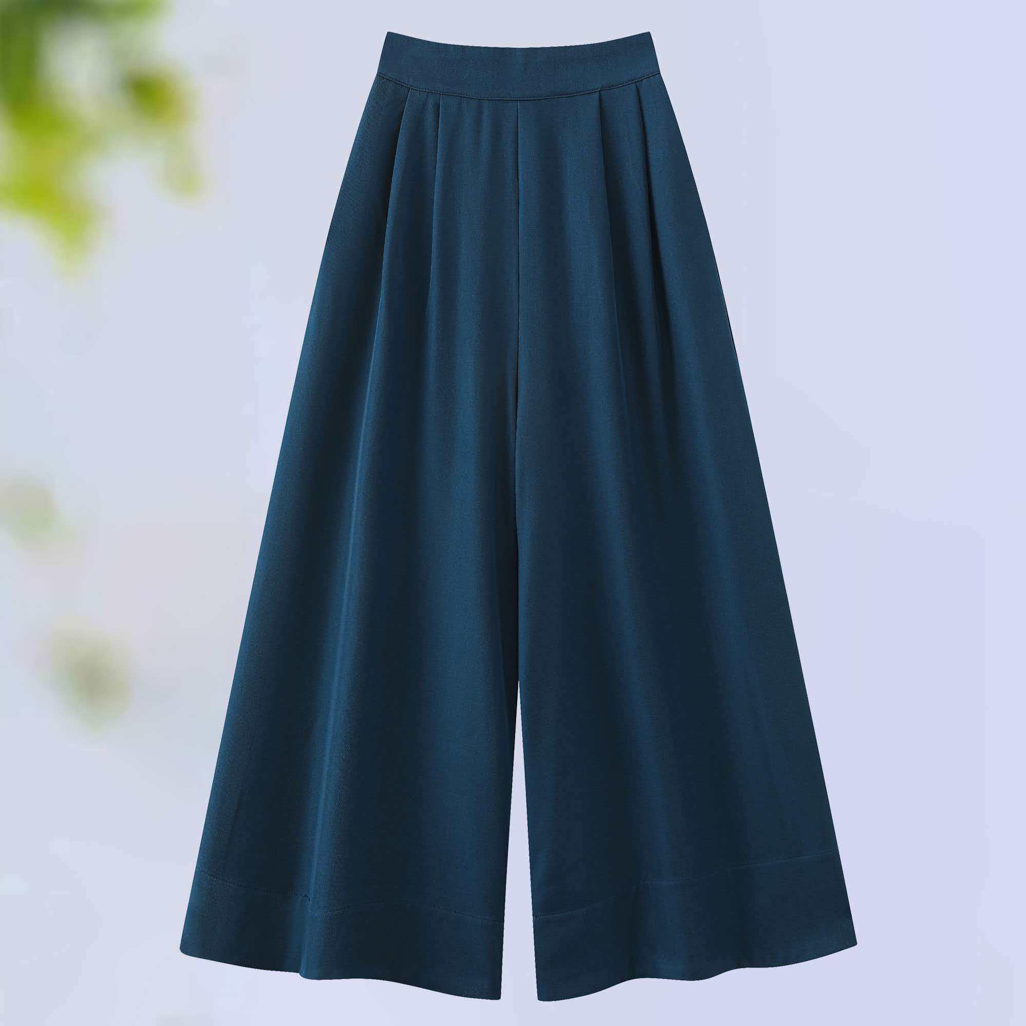 

Women s New Chinese Style High-Waisted Wide-Leg Cropped Pants - Versatile, Slimming, Casual Fit for Spring and Autumn 2XL 52-61kg