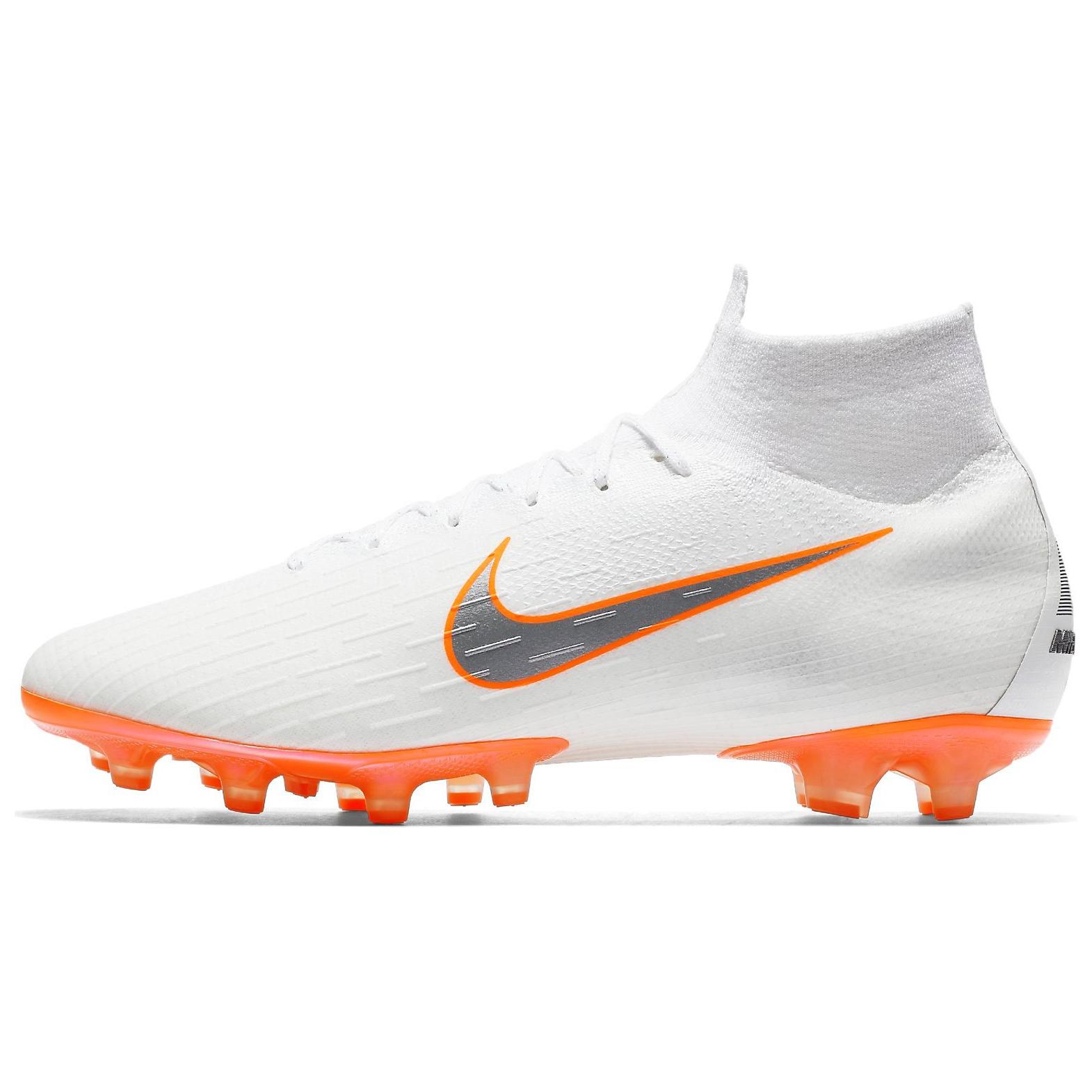 

Новые Nike Mercurial Superfly 6 Elite Ag Бело-оранжевые AH7377-107 46