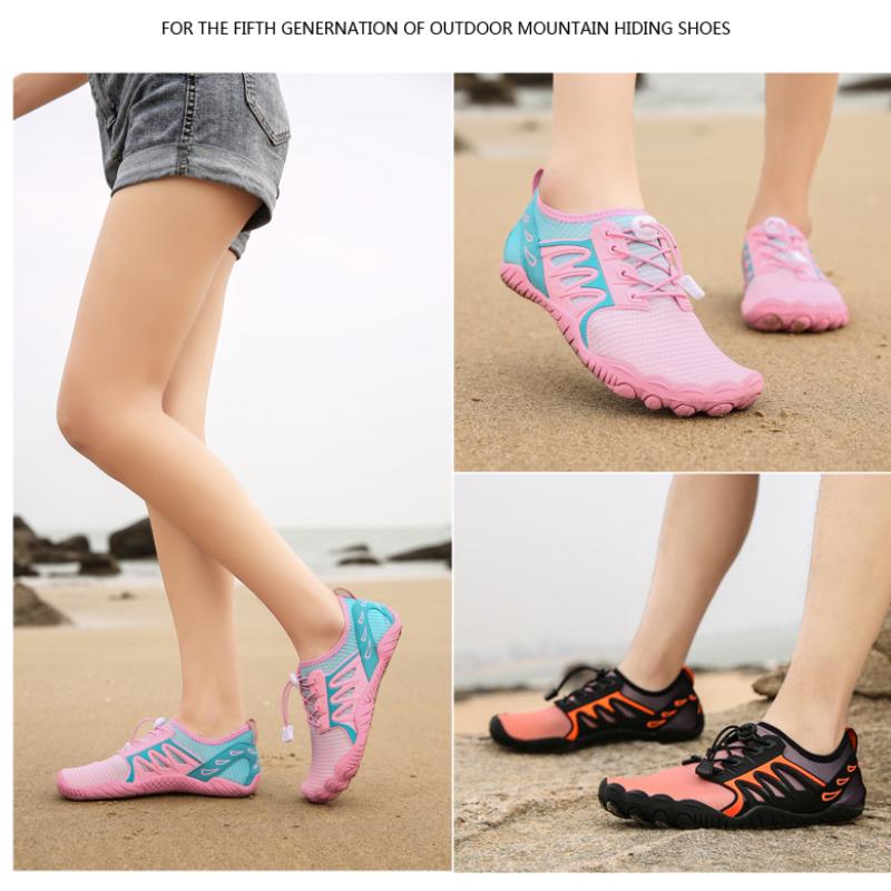 Water Shoes For Men Women Beach Barefoot Aqua Shoes Drainage Wading Sneakers Five Fingers Sport Swim Sandals Yoga Gym Diving Surfing Boating
