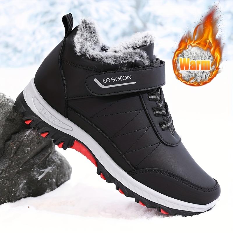 Herrenstiefel, Winter Warm Schneestiefel, Rutschfest, Bequem, Plüschgefüttert, Verdickte Herrenstiefel