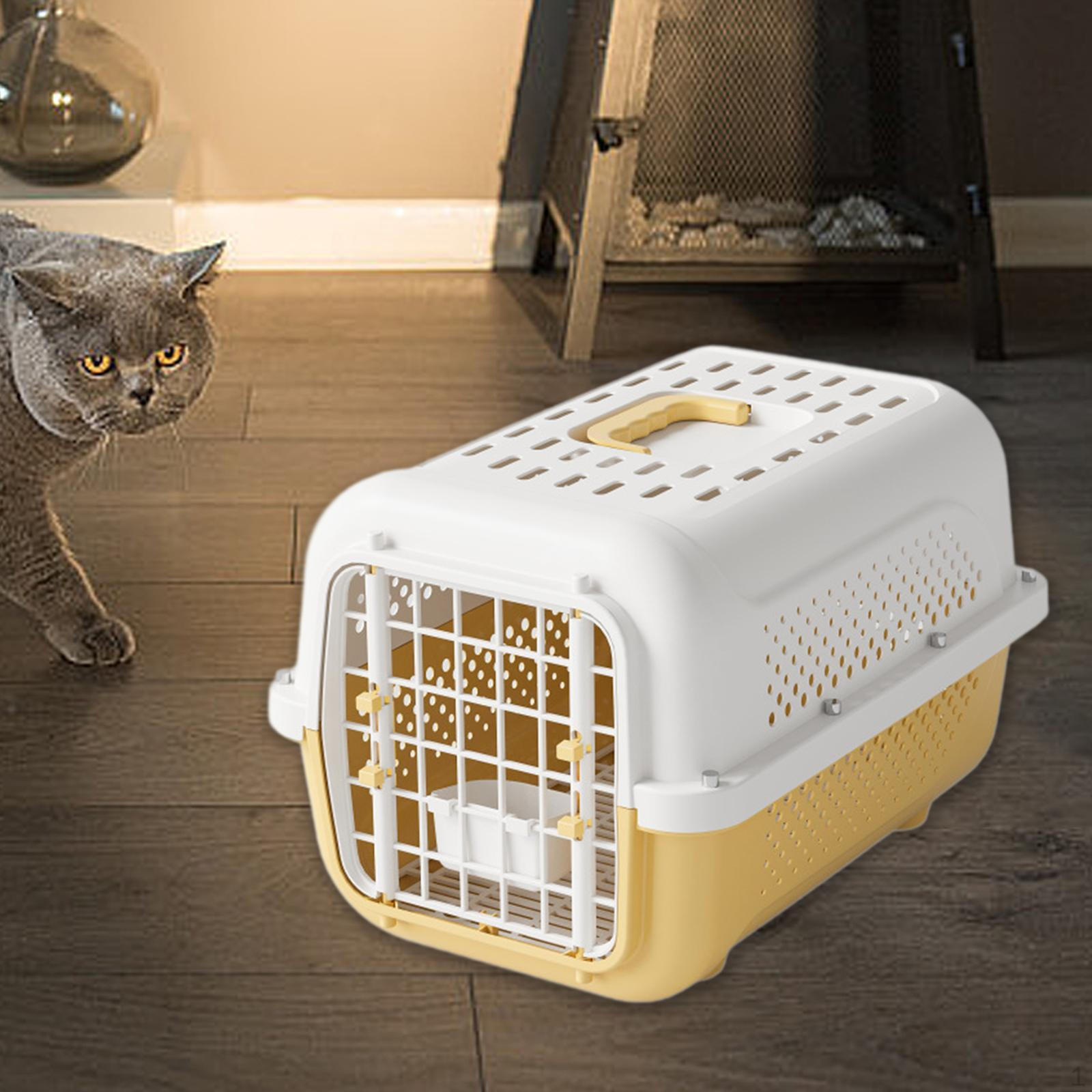 

Компактная переноска для кошек и собак 19x12,6x13,8 дюймов с ручкой Yellow