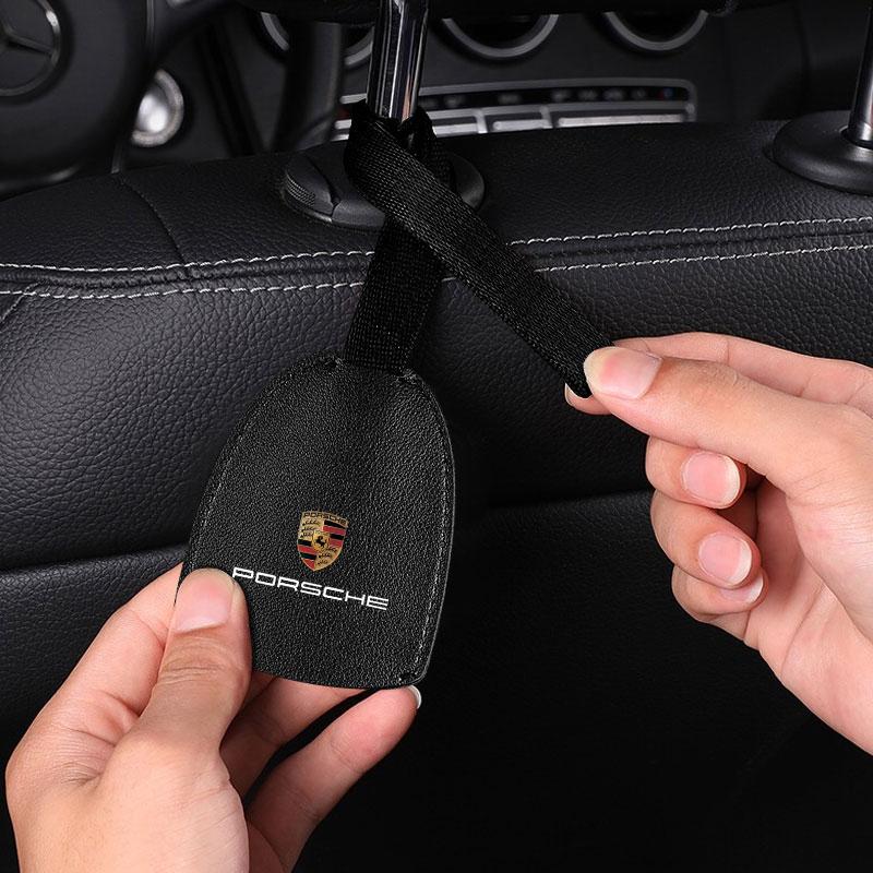 Auto Interior Organizers Hooks Car Back Seat Hook Headrest Hanger For Porsche Cayenne Panamera Macan Boxster 911 928 944 918 917