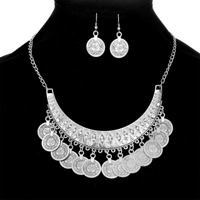 Vintage Gold Coin Necklace, Coin Collarbone Chain, Ethnic  Tourism Jewelry, Accessories