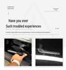 Tesla Model 3/Y Door Handle Carbon Fiber Protectors - Bright Black, Anti-slip
