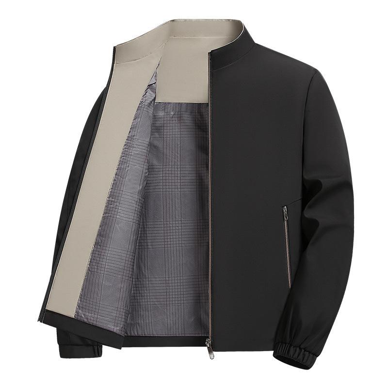 Autumn and Winter Men's Casual Jacket Outdoor Sports Middle-aged and Young Men's Loose Casual Sports Jacket Jacket