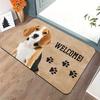 Flannel Beagle Dog Cute Non-Slip Printed Fun Doormat Area Mat Home Decor, Entrance Door Mat, Door Mat Indoor, Welcome Door Mat