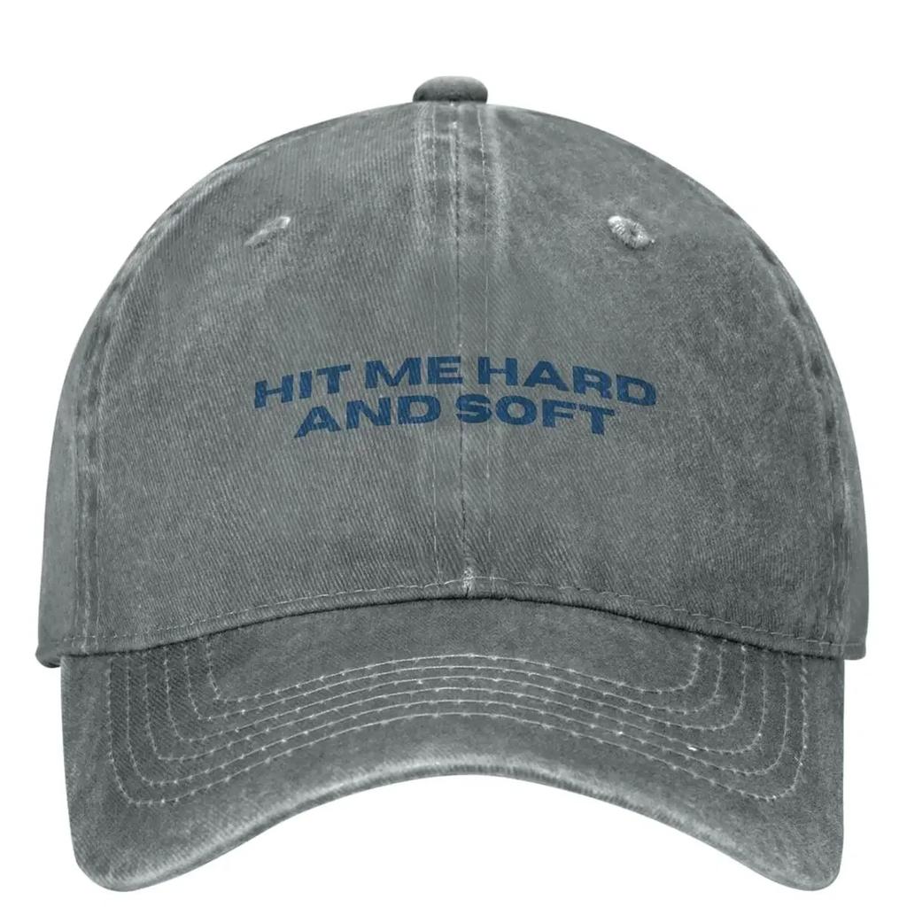 2026 Classic Hit Me Hard And Soft BILLIEs 2024 Baseball Caps Unisex Style Distressed Cotton Snapback Cap Outdoor Workouts Hats C