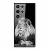 For Samsung S25 S 25 Ultra Hard Tempered Glass Case Capa Coque Bumper For Samsung Galaxy S 24 S24+ FE Wolf Phone Back Cover