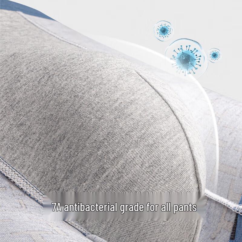 Jianjiang Men's 7A Antibacterial Modal Boxer Briefs 3-Pack