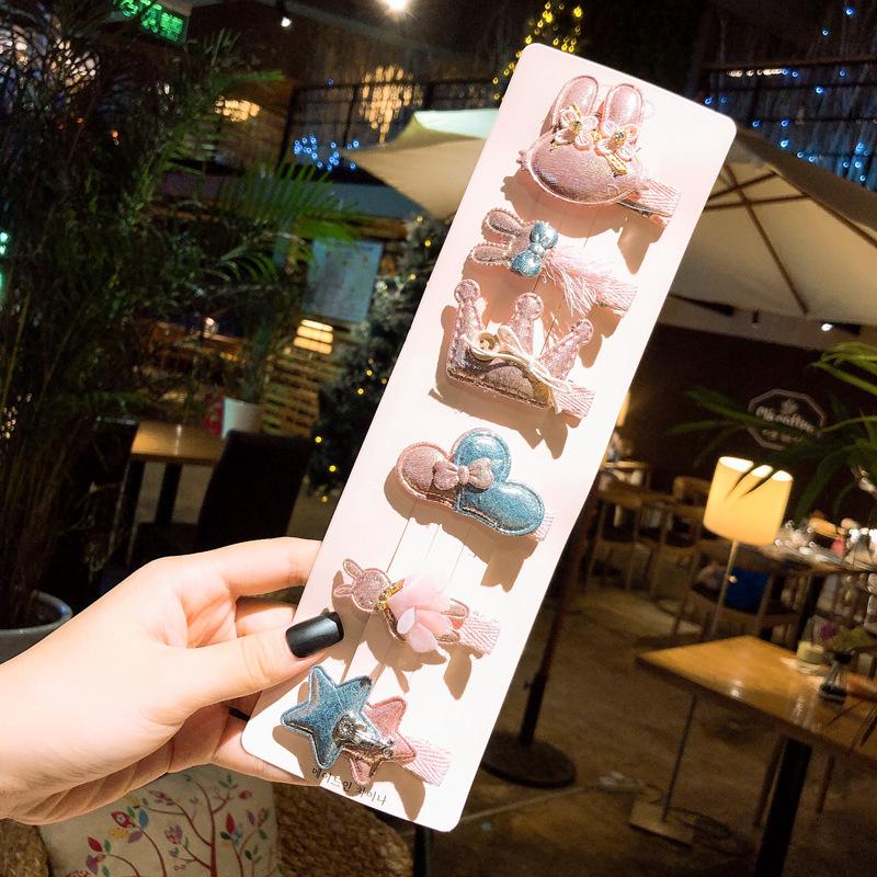 3Pcs/set Knot Rabbit Lovely Beautiful Sweet Headwear Kids Headband Girls Floral Bow Hairband