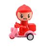 Little Duck Pull-Back Gliding Toy Motorcycle for Kids - Cartoon Educational Toddler Toy