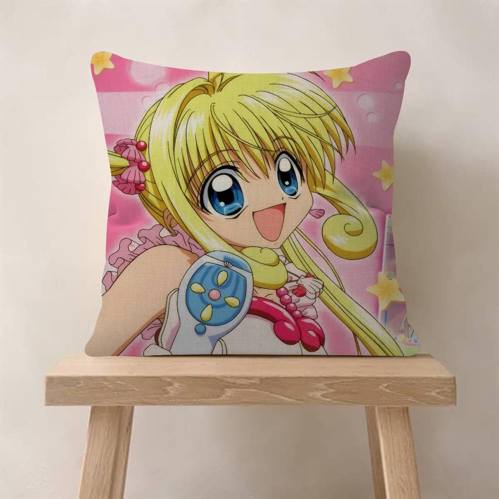 Anime MMermaid Melody Pichi Pichi Pitch  Office Cushion Pillowcase Car Cushion Cover45X45CM Lumbar Pillowcase Sofa Pillowcover