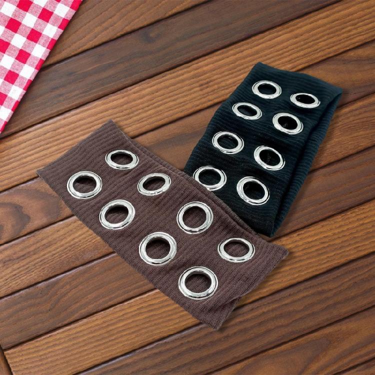 Ampie Fasce Elastiche con Occhielli Vuoti Accessori per Capelli Steampunk per Appassionati di Metal Rock e Punk