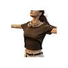 New FILA T Shirts Women's Chestnut A51M437101F-DR