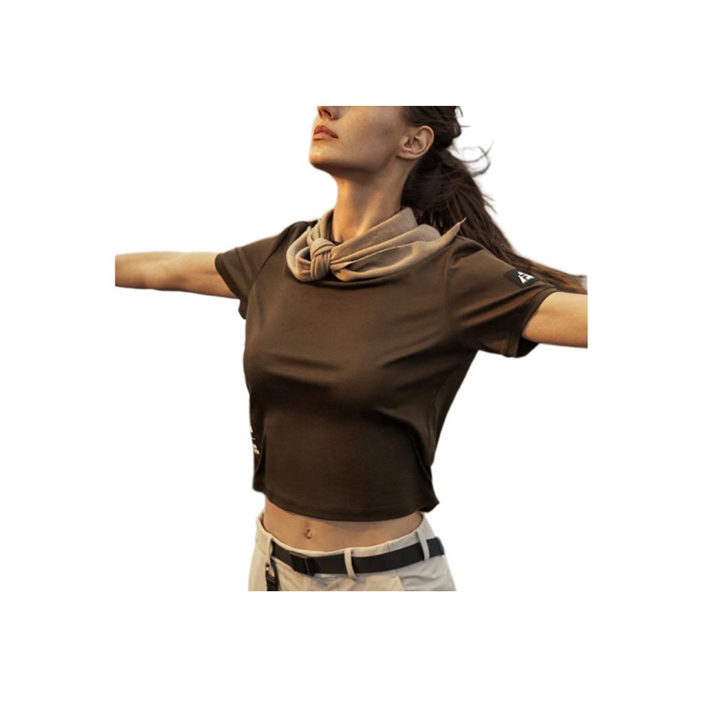 New FILA T Shirts Women's Chestnut A51M437101F-DR